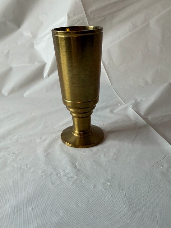 Other - Rare Antique Brass Goblet-Style Decorative Vase